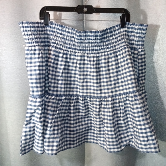 COPY - New Blue Gingham Skirt - Picture 2 of 5
